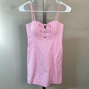 EUC Lilly Pulitzer pink petra pin stripe mini dress size 00